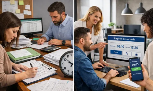 Control horario en pymes: cuándo deja de ser una tarea manual sostenible