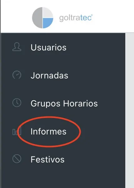 informe menu